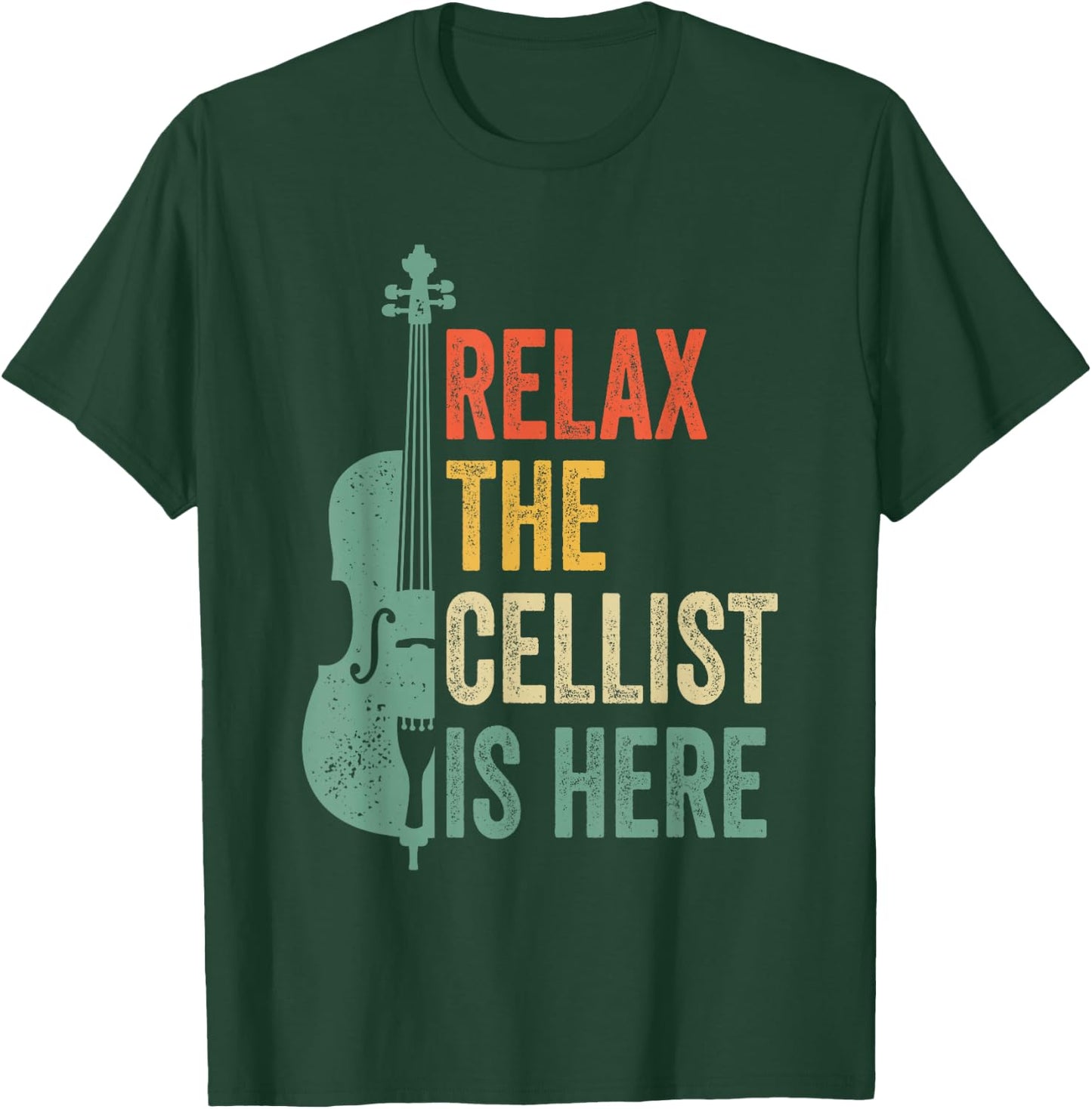 Violoncello Orchester Cello Musiker Klassische Musik Cellist T-Shirt - T-Shirt | Forest
