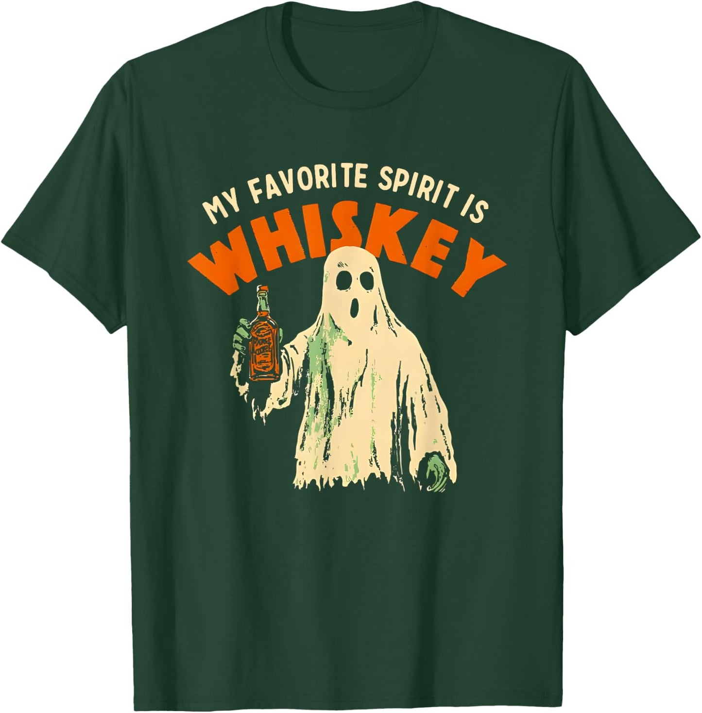 My Favorite Spirit is Whiskey T-Shirt - T-Shirt | Forest