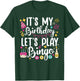 Its My Birthday Let's Play Bingo Bday Party Funny T-Shirt - T-Shirt | Forest
