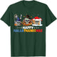 Halloween Thanksgiving Xmas Happy Hallothanksmas Sugar Skull T-Shirt - T-Shirt | Forest
