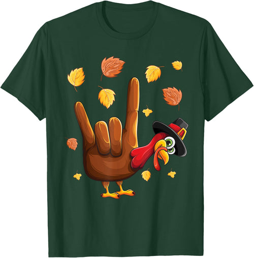 ASL Tukey American Sign Language I Love You Thanksgiving