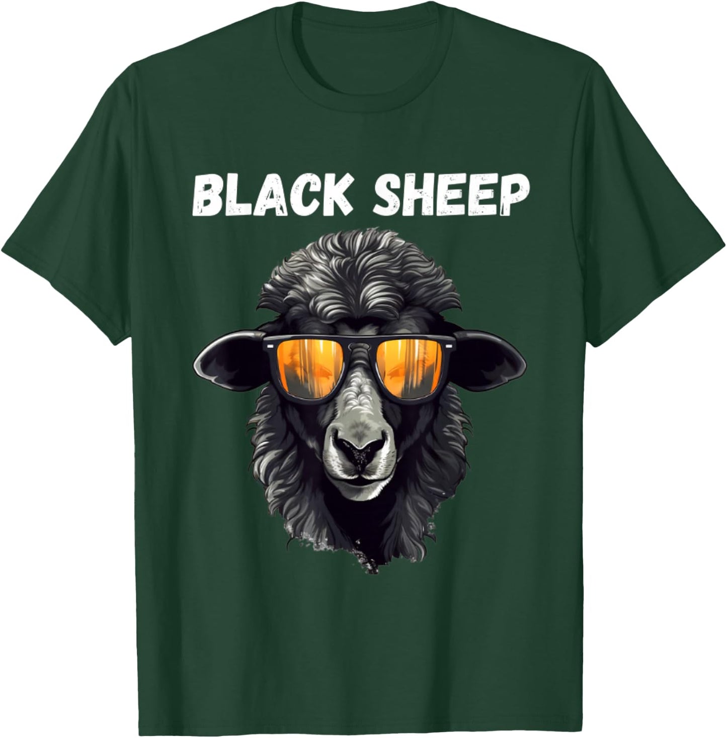 Black Sheep Squad - Outcast Black Sheep In Family T-Shirt - T-Shirt | Forest