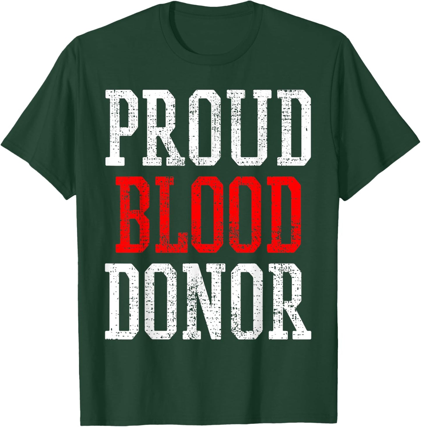 Blood Donor Shirt World Blood Donor Day Donation Gift T-Shirt - T-Shirt | Forest