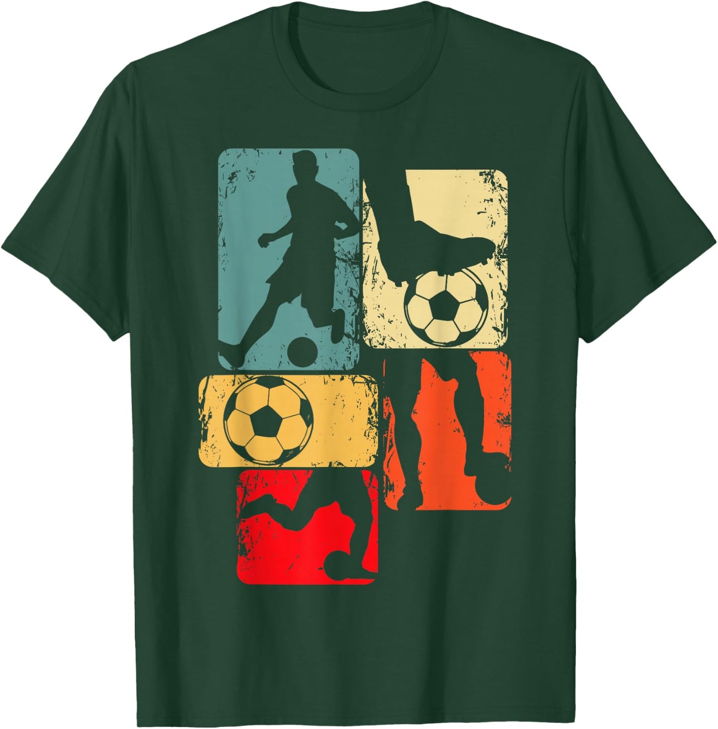 Football Player Boys Kids , black T-Shirt - T-Shirt | Forest