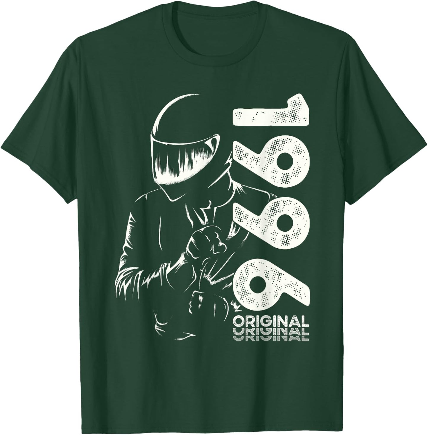30. Geburtstag Mann Motorrad Motorradfahrer Biker 1996 T-Shirt - T-Shirt | Forest