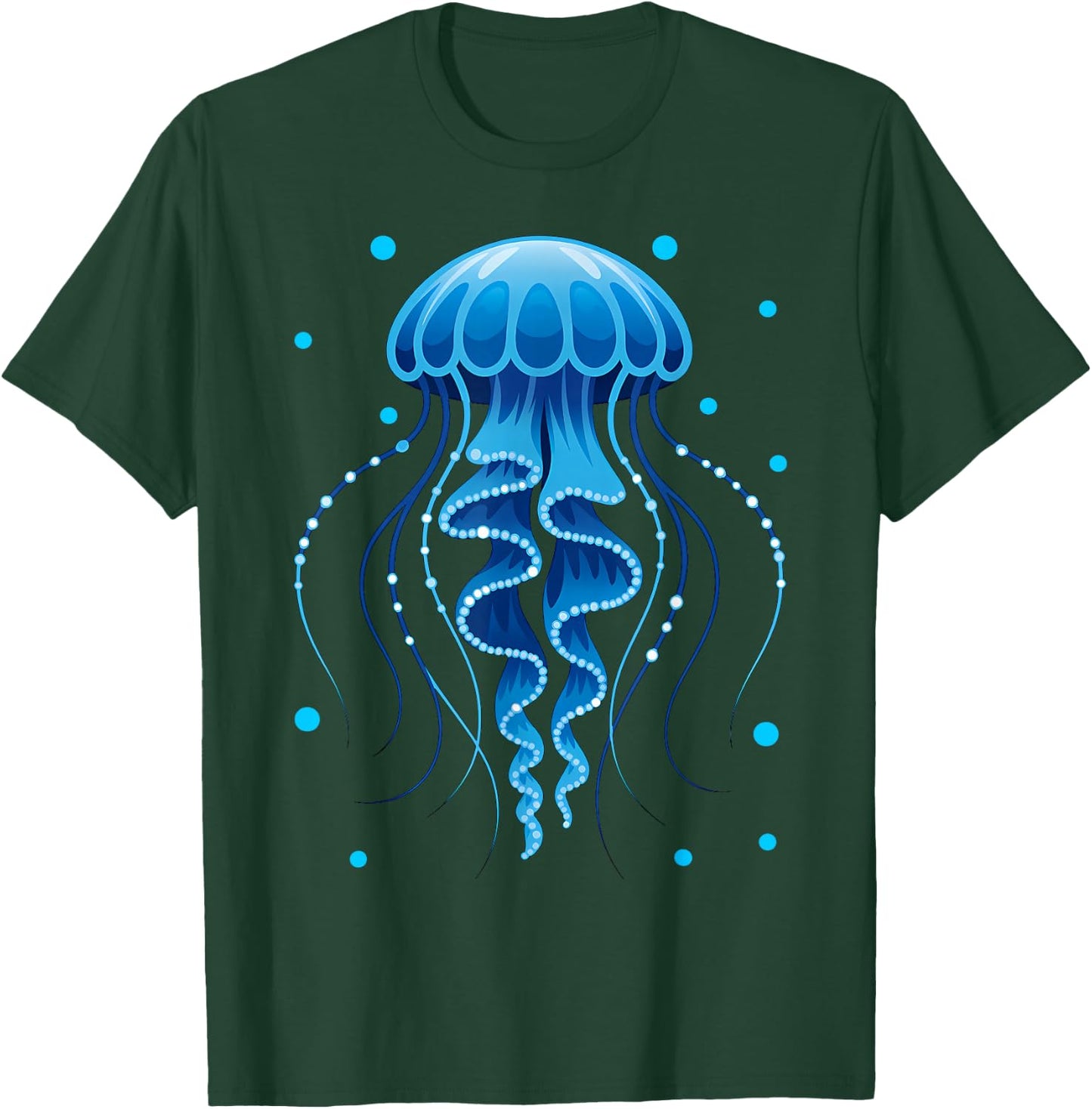 Frutiger Aero Y2K Jellyfish T-Shirt - T-Shirt | Forest