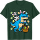 Kids Easter Bunny On Trex Dino Egg Rabbit Boys Kids Toddler Youth T-Shirt - T-Shirt | Forest