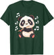 Panda Playing Flute T-Shirt - T-Shirt | Forest
