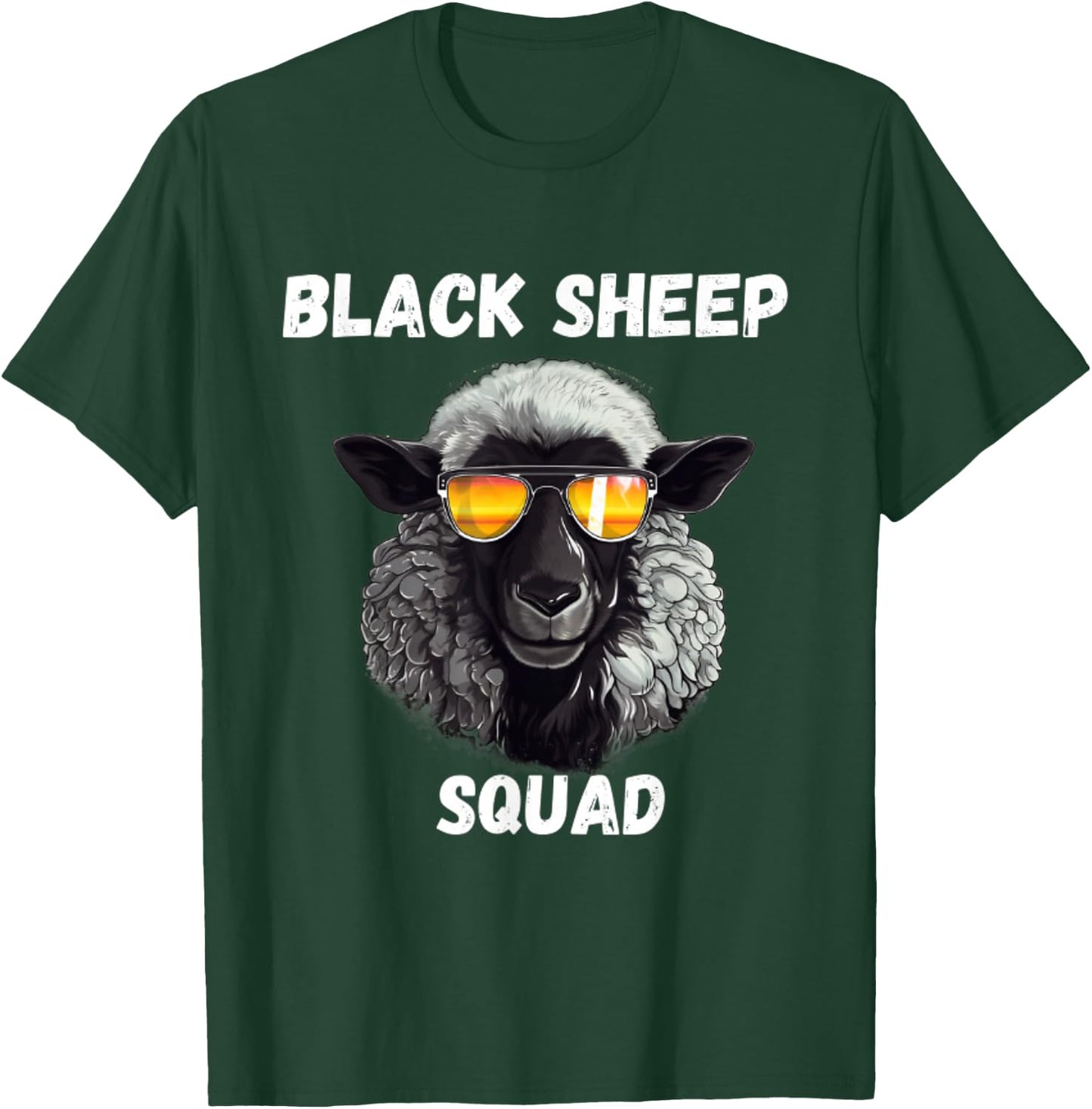 Black Sheep Squad - Outcast Black Sheep in Family T-Shirt - T-Shirt | Forest