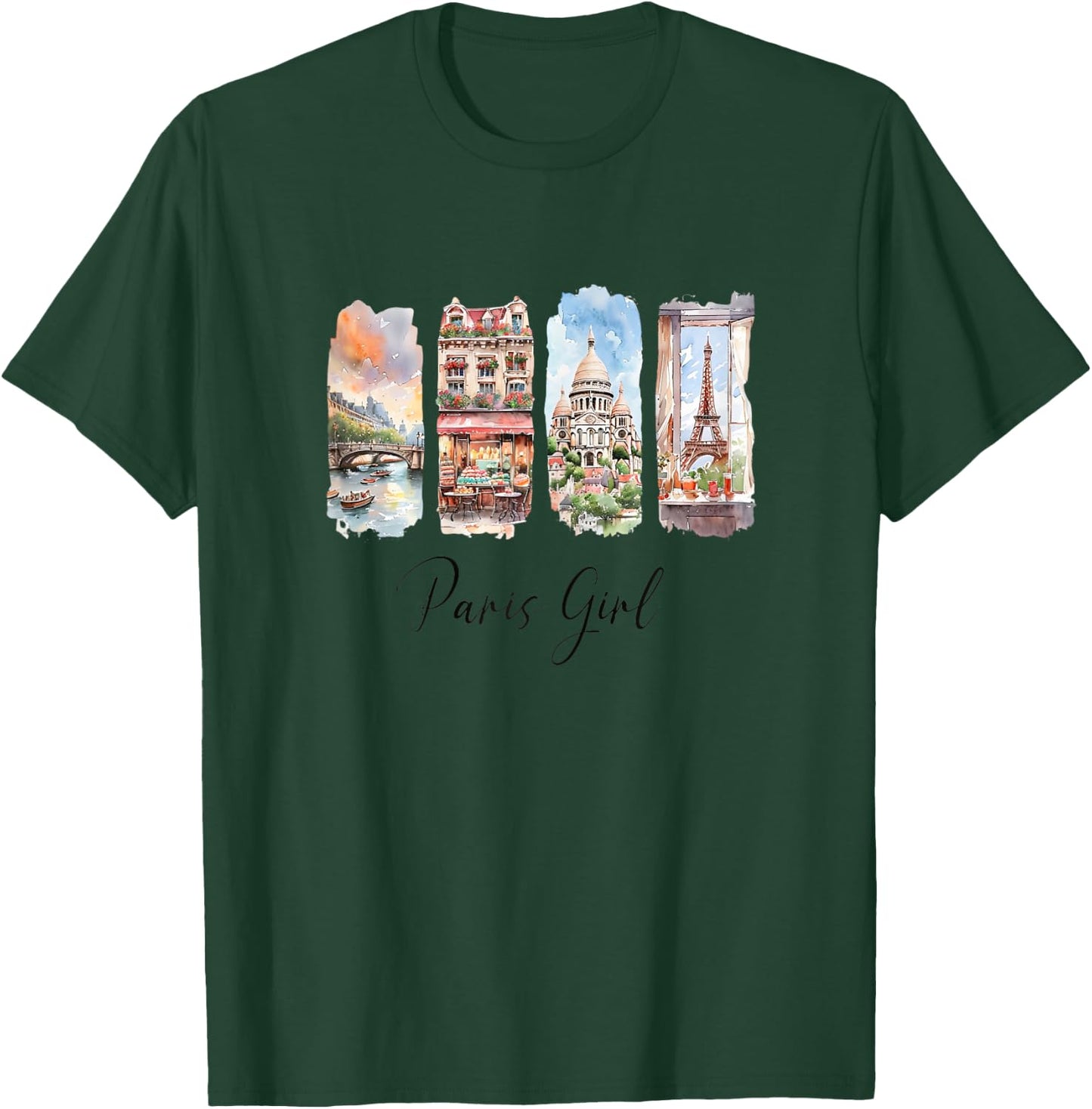 Macaroons, Eiffel Tower and France - Vacances Paris T-Shirt - T-Shirt | Forest
