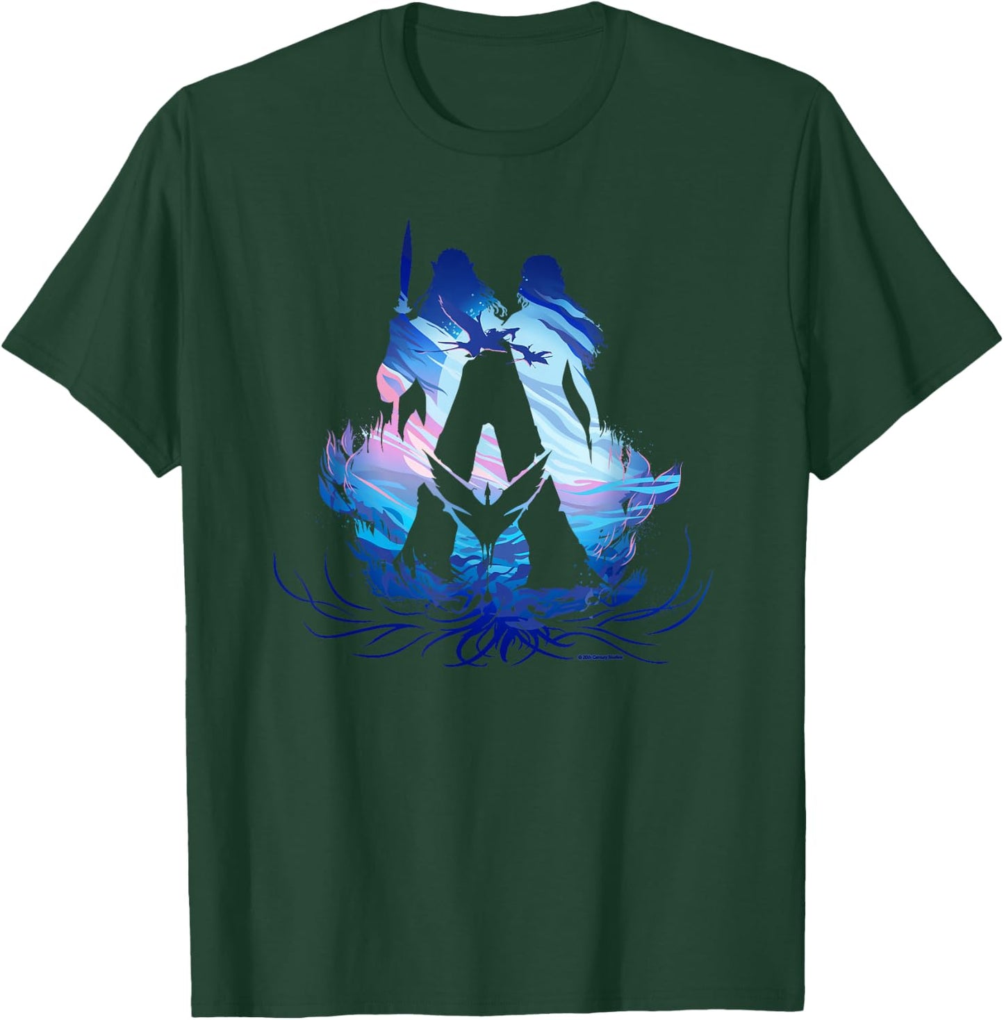 Avatar: The Way of Water Avatar A Logo Banshee Illustrated , black T-Shirt - T-Shirt | Forest