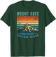 Mt Hood Retro | Mount Hood Portland Oregon Vintage Mountain T-Shirt - T-Shirt | Forest