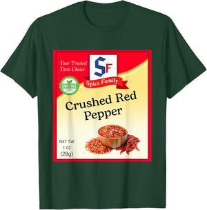 Crushed Red Pepper Condiment Costume Holiday Spice Costumes T-Shirt - T-Shirt | Forest