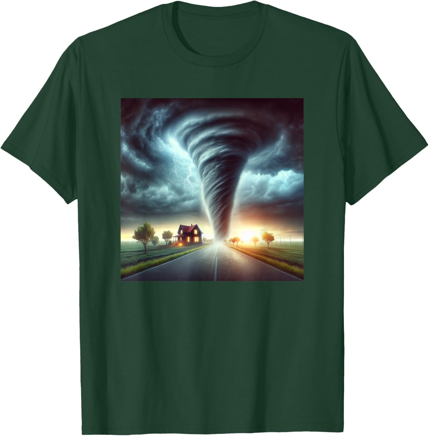 Meteorologist Storm Tornado Hurricane , Black, S T-Shirt - T-Shirt | Forest