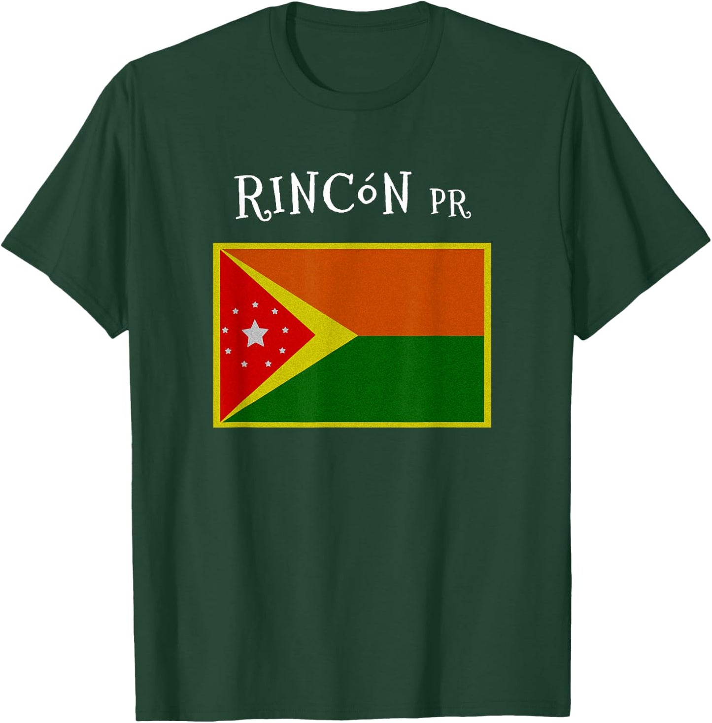 Rincon Puerto Rico Flag T-Shirt - T-Shirt | Forest
