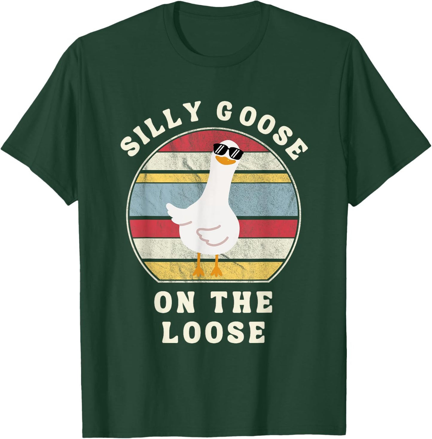Embarrassing Silly Goose On The Loose Goose Costume Memes T-Shirt - T-Shirt | Forest