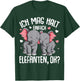 Ich mag halt Elefanten Damen Kinder T-Shirt - T-Shirt | Forest