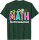 Math Interventionist Teacher Appreciation Leopard Men Women T-Shirt - T-Shirt | Forest
