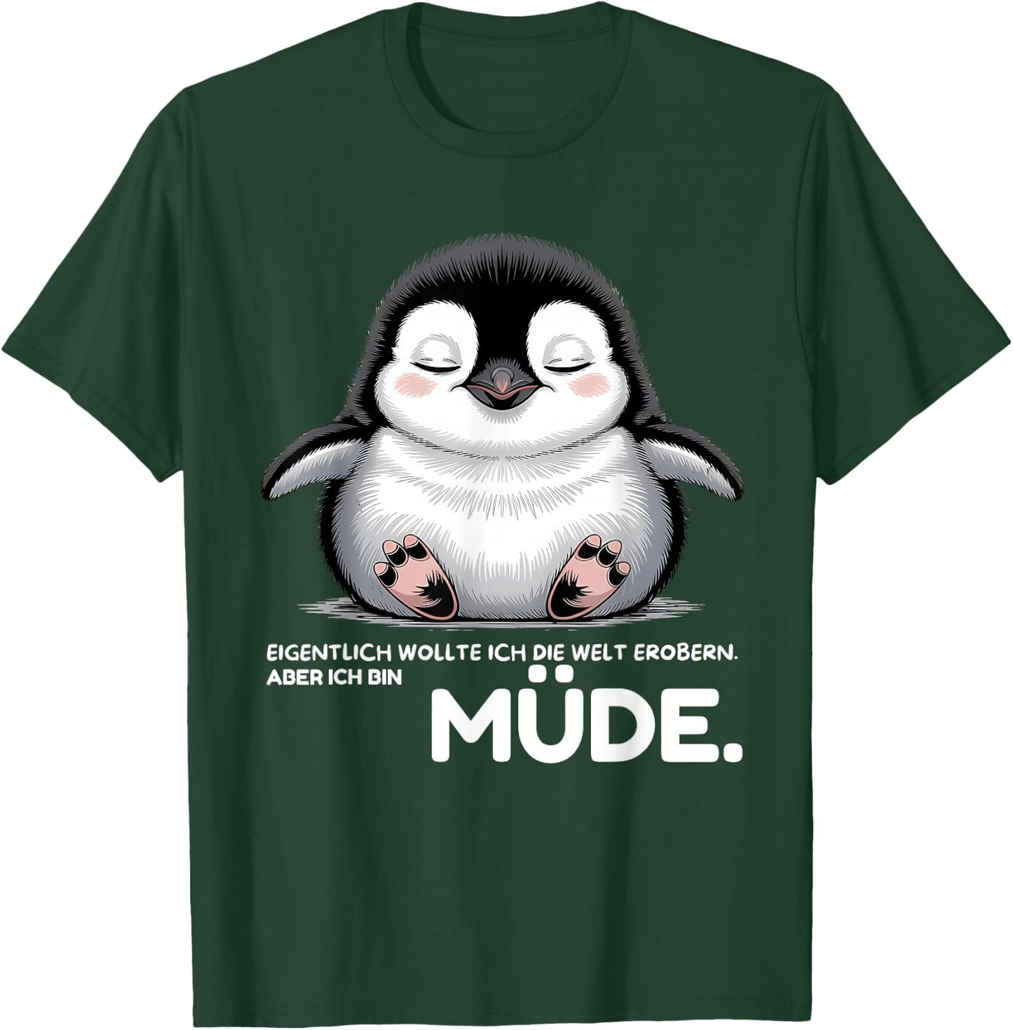 eigentlich wollte ich die Welt erobern Aber ich Bin müde T-Shirt - T-Shirt | Forest