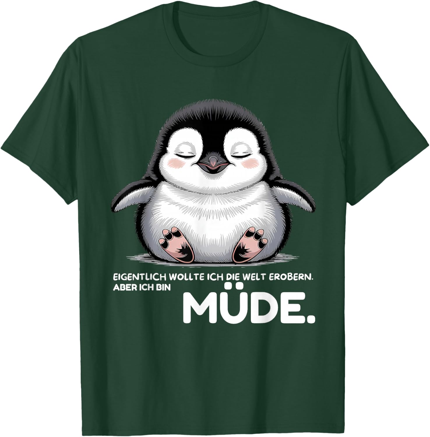 eigentlich wollte ich die Welt erobern Aber ich Bin müde T-Shirt - T-Shirt | Forest
