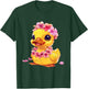 Rubber Duck Hawaiian Floral Hawaii Rubber Duck Lover T-Shirt - T-Shirt | Forest