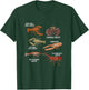 Lobster Species Illustration Biology Crustaceans T-Shirt - T-Shirt | Forest