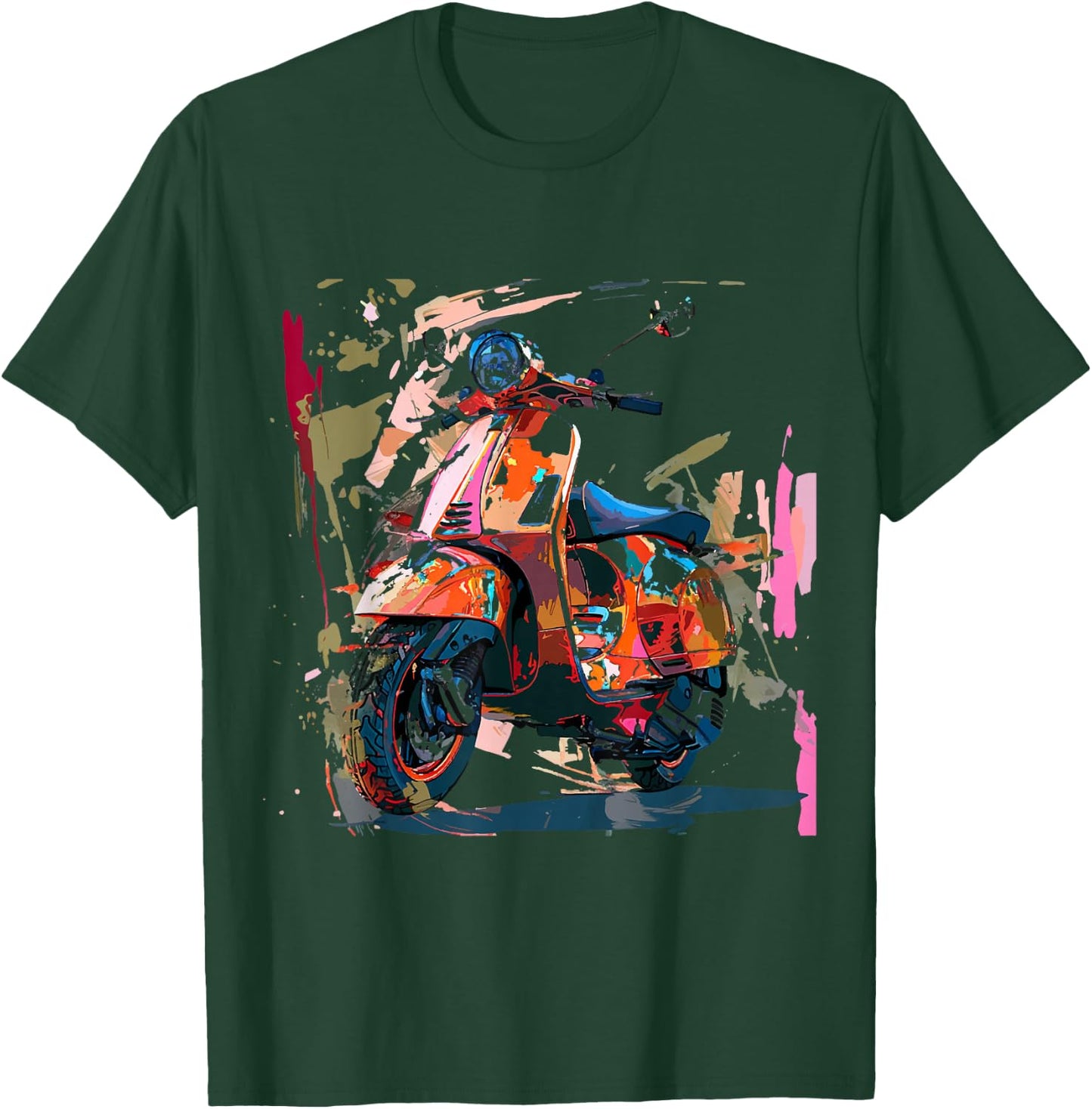 Scooter Moped Scooter Scooter Gift , gray T-Shirt - T-Shirt | Forest