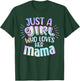 Just A Girl Who Loves Her Mama Mother Son and Daughter Love T-Shirt - T-Shirt | Forest