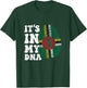 Funny it's in my DNA Dominica flag Fingerprint T-Shirt - T-Shirt | Forest