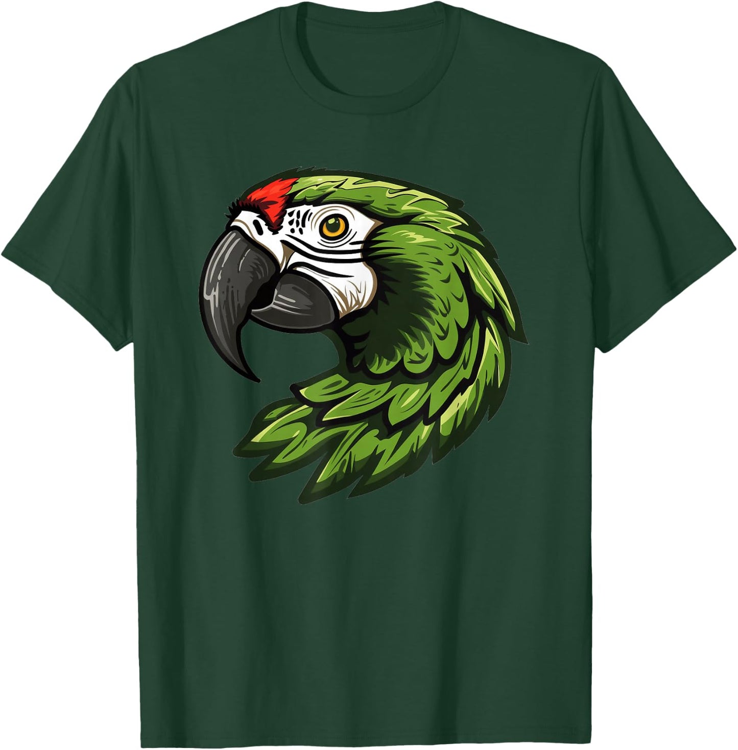 Military Macaw Logo Design T-Shirt - T-Shirt | Forest