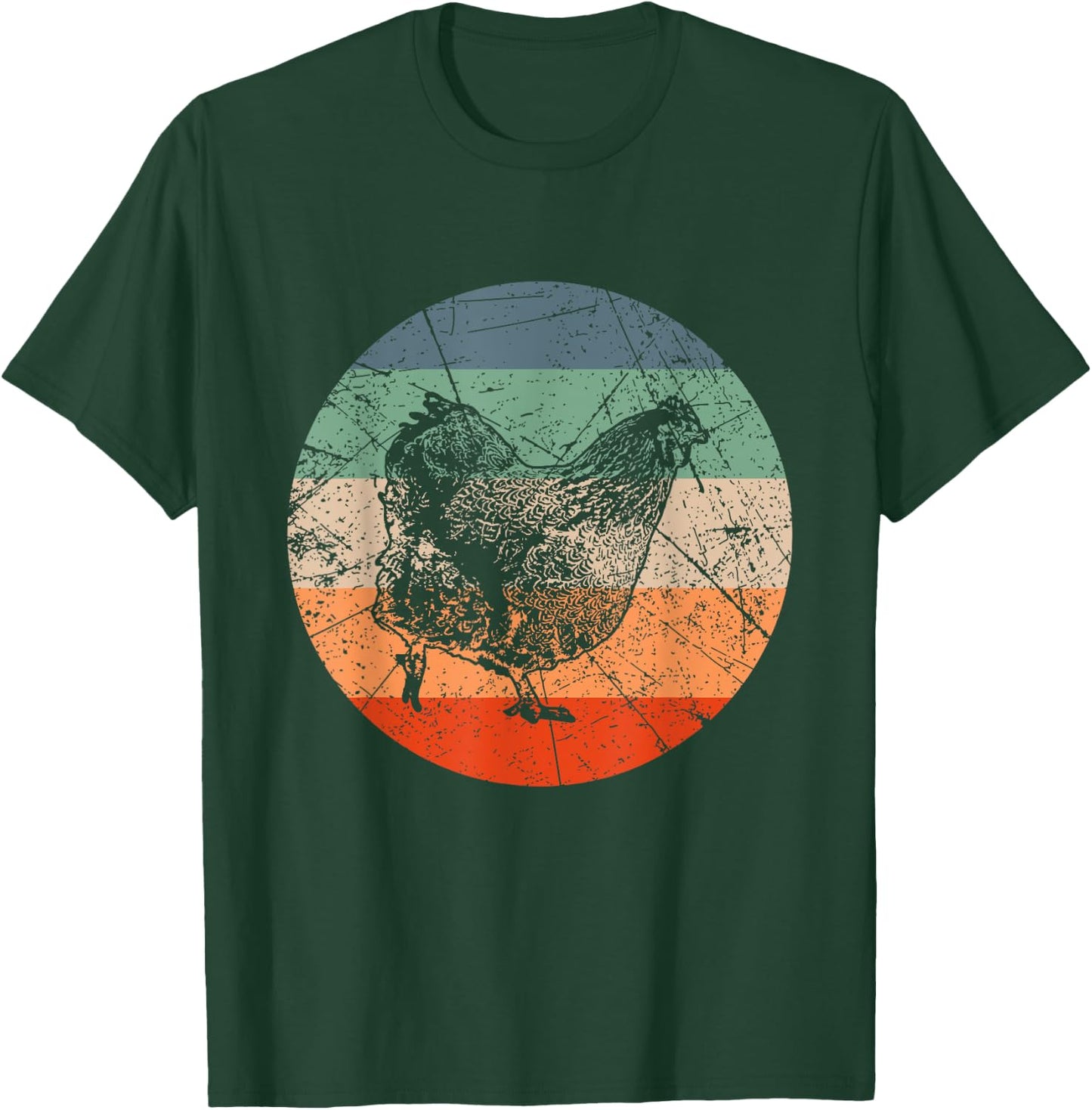 Retro Huhn-Silhouette – Farmer Vintage Orpington T-Shirt - T-Shirt | Forest