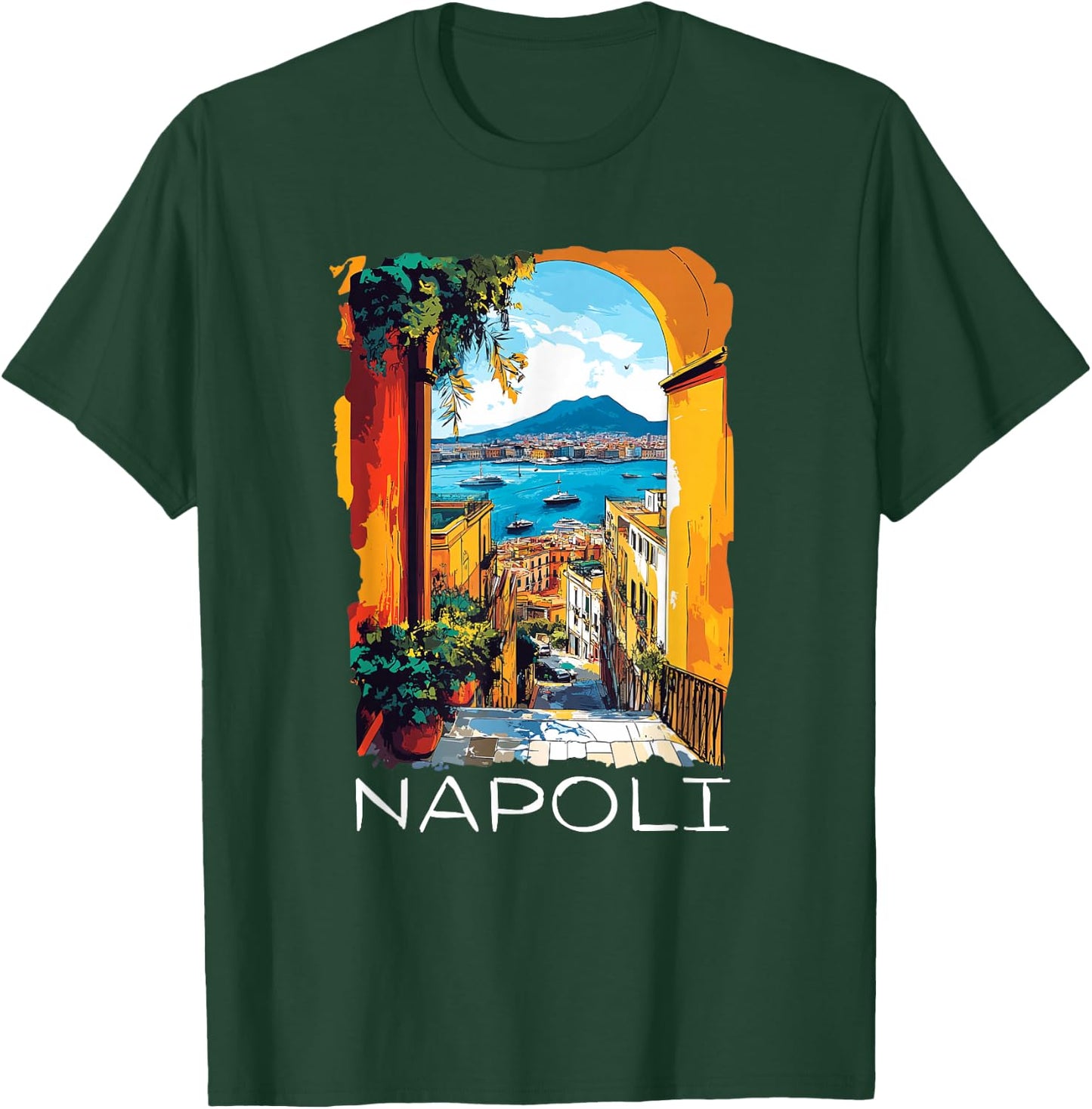 Napoli Italia / Naples Italy / Naples T-Shirt - T-Shirt | Forest