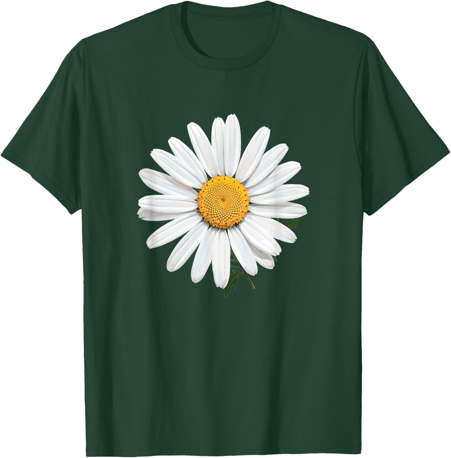 Schöne weiße Gänseblümchen T-Shirt - T-Shirt | Forest