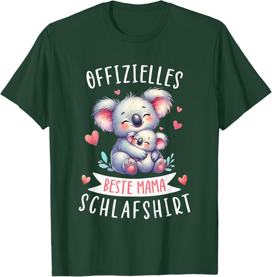 Offizielles Beste Mama Schlafshirt Muttertag Koalabär Mama T-Shirt - T-Shirt | Forest