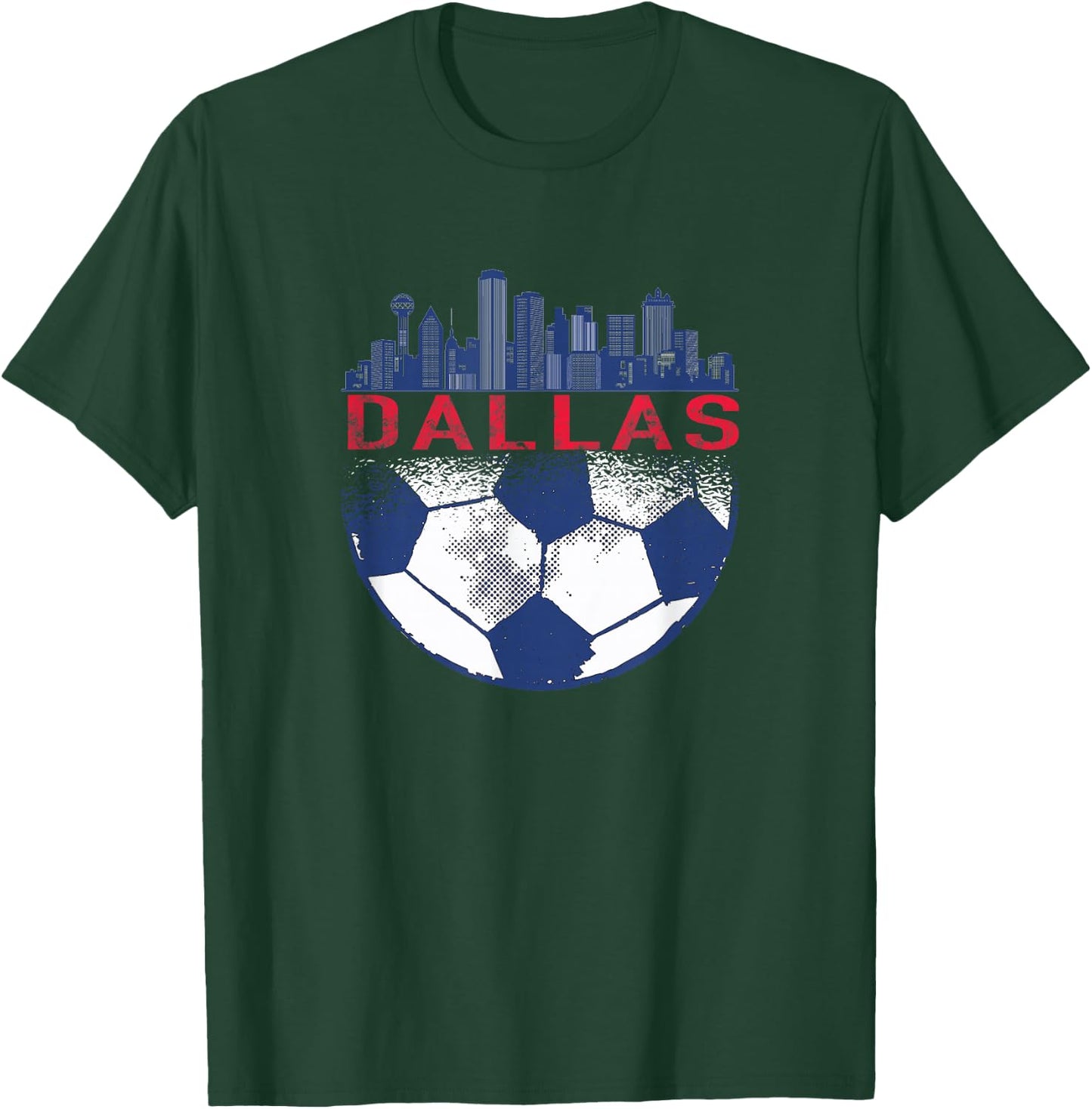 Dallas Texas Fan fc t Shirt T-Shirt - T-Shirt | Forest