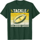 Football Tackle Childhood Cancer Awareness Survivor Support T-Shirt - T-Shirt | Forest