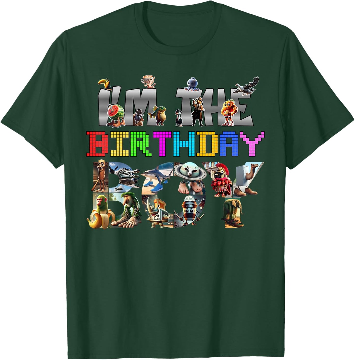 I'm The Birthday Boy Italian Brainrot Meme Party Funny T-Shirt - T-Shirt | Forest