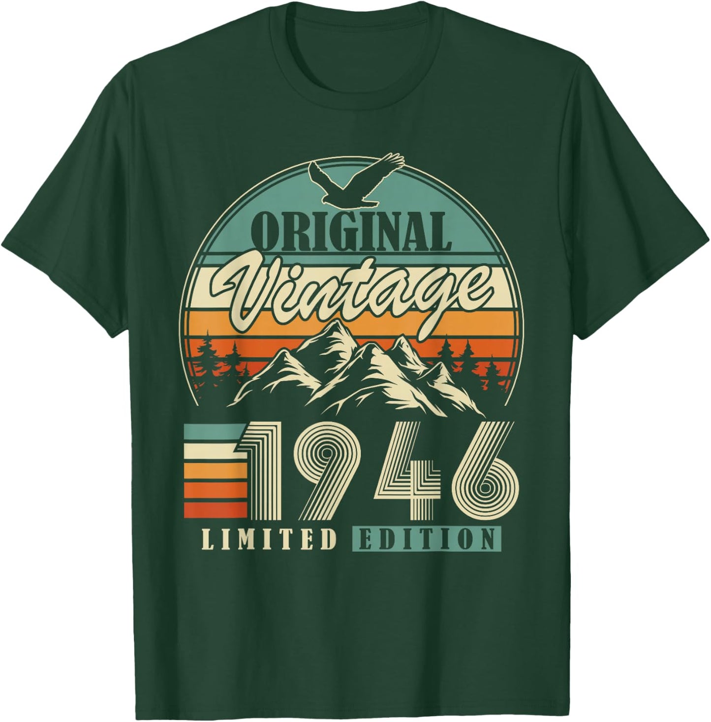 Original 1946 Vintage Birthday 80 Years Women T-Shirt - T-Shirt | Forest