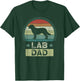 Lab Dad, Father's Day, Labrador Retriever Father T-Shirt - T-Shirt | Forest