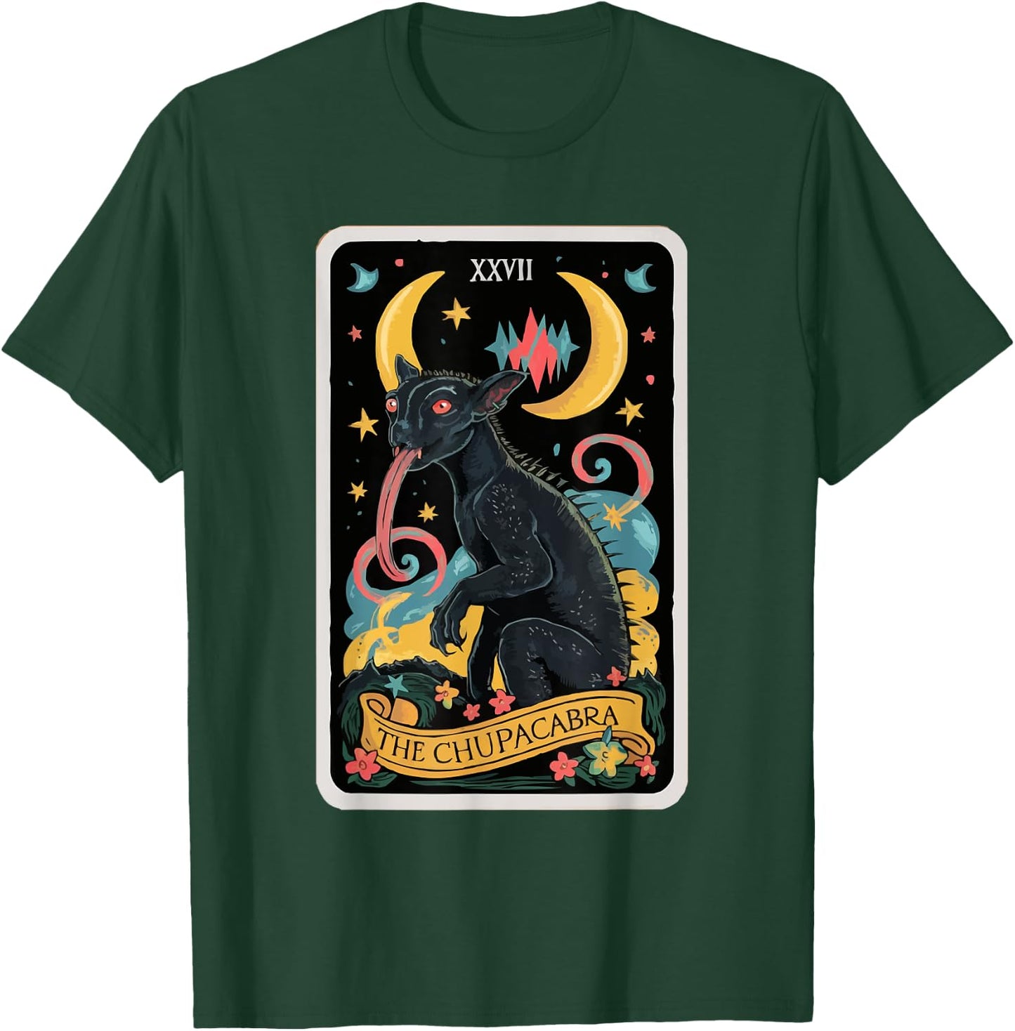 Chupacabra Legendary Creature Mythical Beast Cryptozoology T-Shirt - T-Shirt | Forest