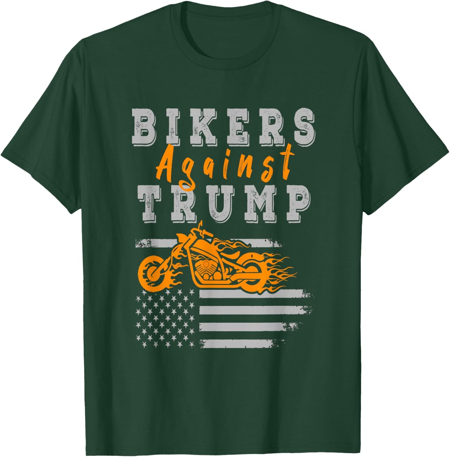 Bikers Against trump T-Shirt - T-Shirt | Forest
