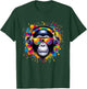 DJ Affen Monkey mit Kopfhörer und Sonnenbrille Herren Jungen T-Shirt - T-Shirt | Forest
