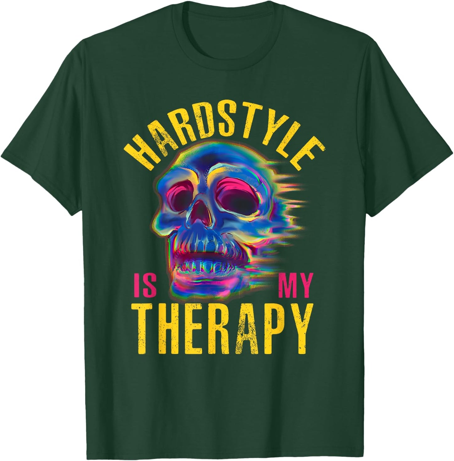 Hardstyle Rave Festival Party Hardstyle , Black, S T-Shirt - T-Shirt | Forest