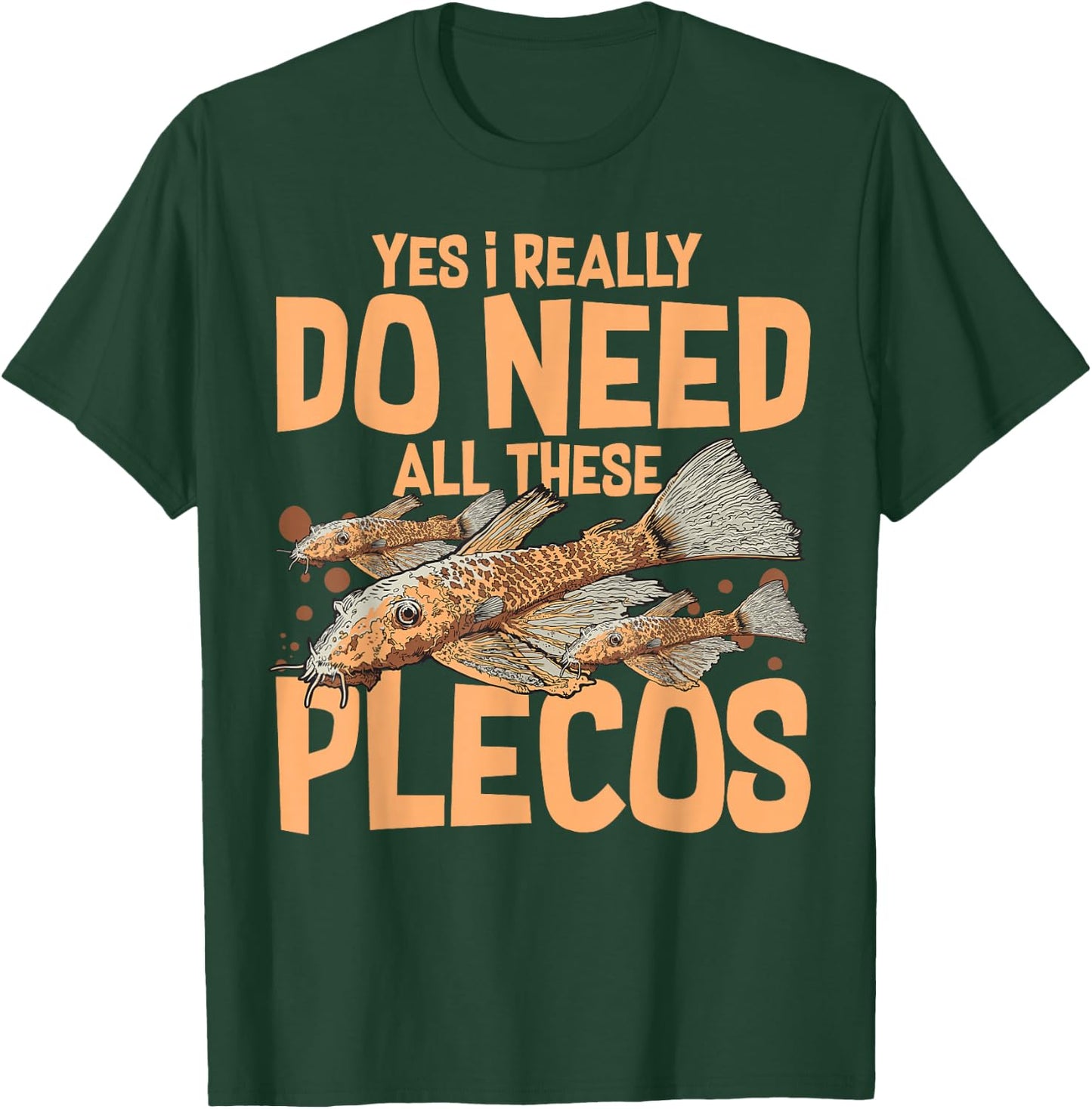 Plecostomus Pleco Fish Aquarium Food Tank Zebra Cave T-Shirt - T-Shirt | Forest