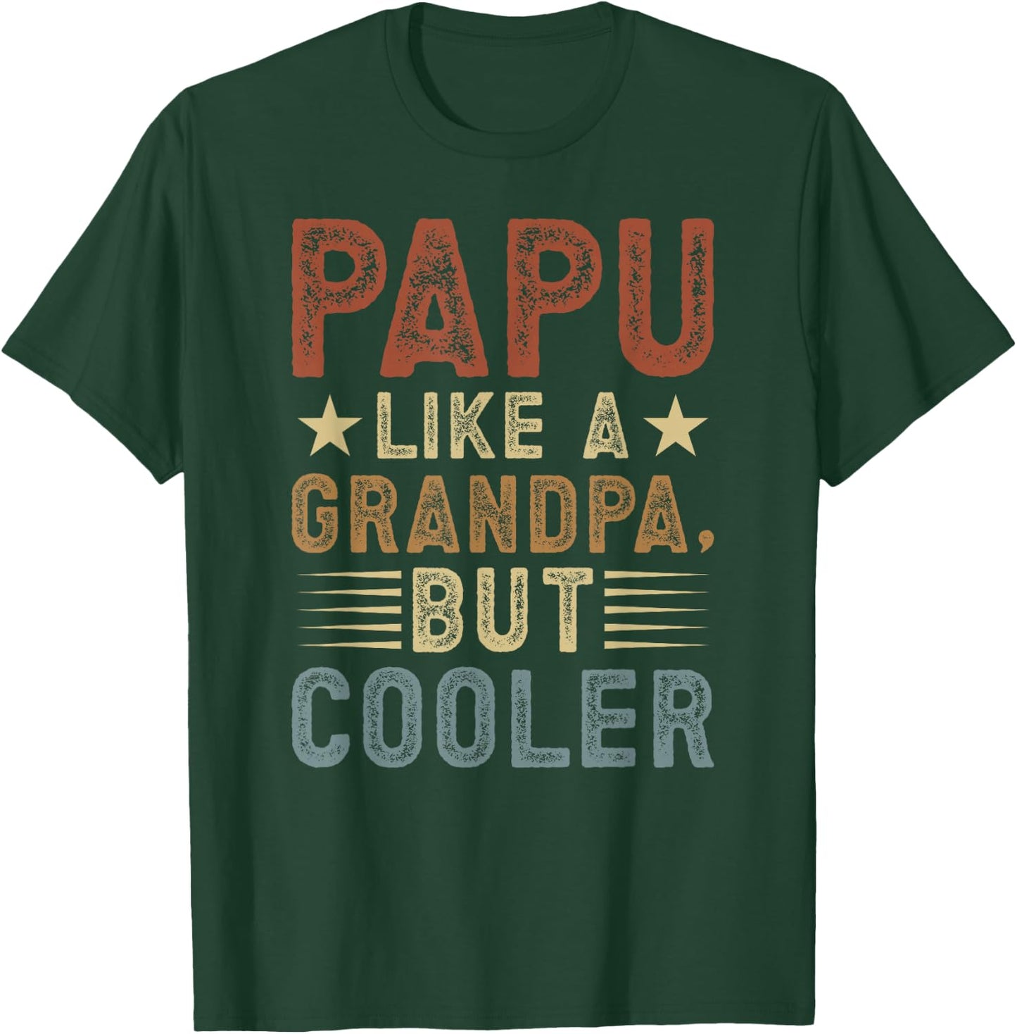 Papu Grandpa Definition Papu Grandfather T-Shirt - T-Shirt | Forest