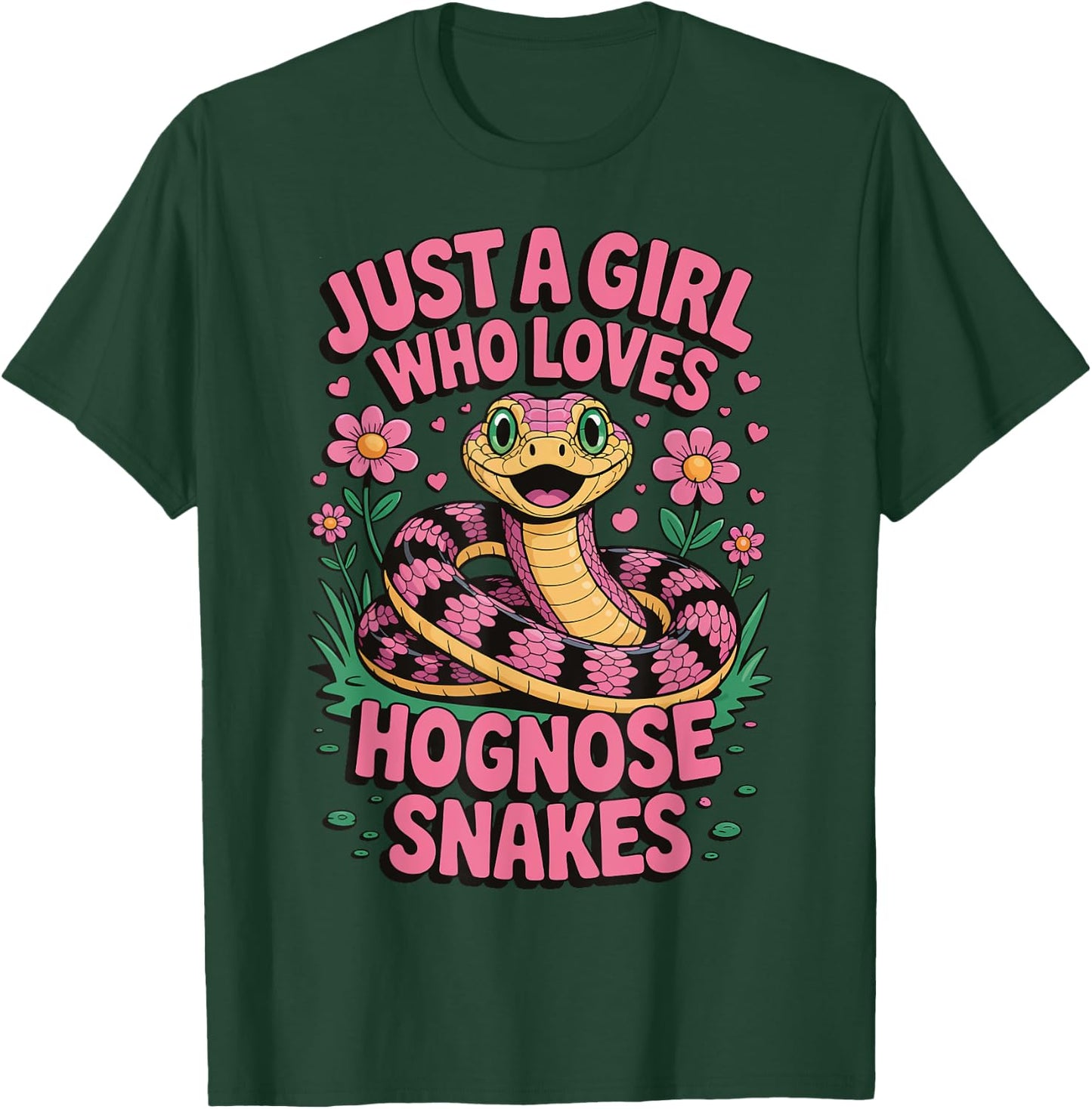 Just A Girl Who Loves Hognose Snakes T-Shirt - T-Shirt | Forest