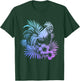 Rooster Hawaiian Flowers Chicken Kauai Hawaii Vintage T-Shirt - T-Shirt | Forest