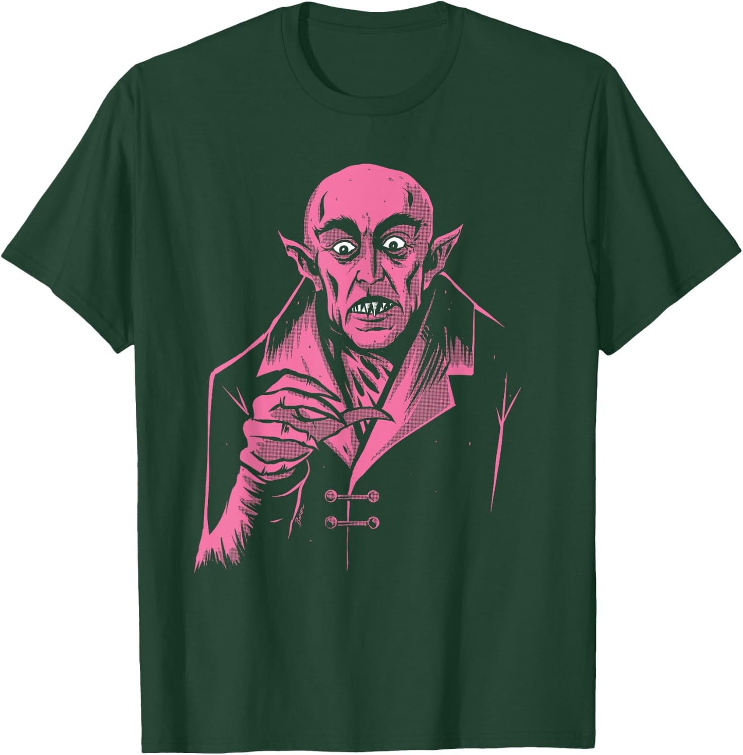 Vampire Nosferatu Monster Dracula Halloween T-Shirt - T-Shirt | Forest