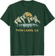 Twin Lakes California Mountain Sunset Sunrise CA T-Shirt - T-Shirt | Forest