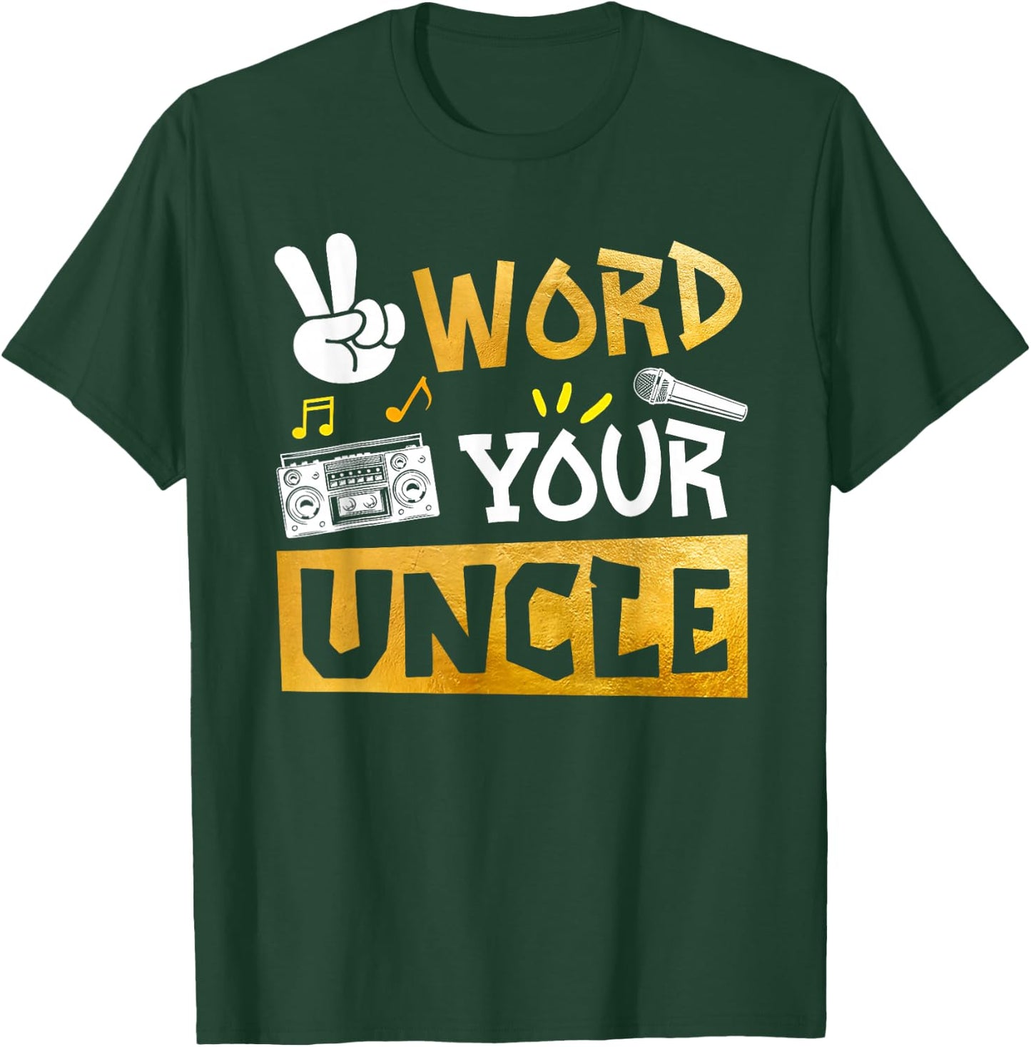 Word Your Uncle - Uncle Of The Birthday Two Legit To Quit T-Shirt - T-Shirt | Forest